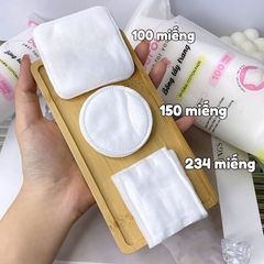 Bông Tẩy Trang Befou Cotton Pads Đa Dạng Kích Thước, Sợi Bông Tự Nhiên Siêu Mềm Mại