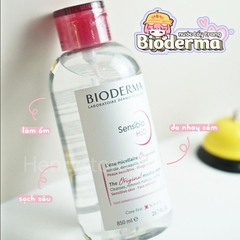 Nước Tẩy Trang Bioderma Sensibio H2O & Sebium H2O Đủ Size (500ml - 850ml)