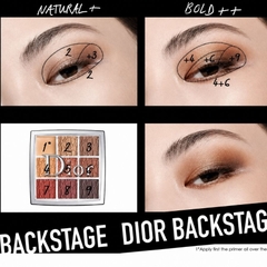 Bảng Phấn Mắt 9 Ô DIOR Backstage Eye Palette #003 Warm Essentials 10g – Tone Nâu Cam Sang Trọng, Chuẩn Makeup High-End