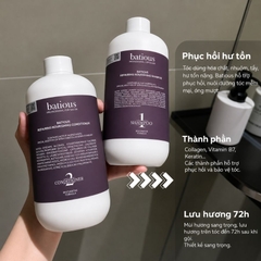 Dầu Gội/ Dầu Xả Batious Repairing Nourishing 500ml/960ml Phục Hồi Tóc Hư Tổn, Nuôi Dưỡng Tóc Bóng Khỏe Mềm Mượt