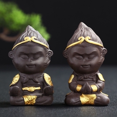 Tượng Tôn Ngộ Không - Tề Thiên Đại Thánh - Trang Trí Bể Cá Cảnh Bằng Gốm