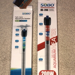 Sưởi cho hồ cá hiệu SOBO vỏ Thuỷ Tinh HS-100, HS-200, HS-300