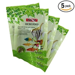 Cám TAIYO Micro Food đến từ Ấn Độ, Thức Ăn Chuyên Dùng Cho Cá Cảnh Nhỏ, Giá Rẻ và Hàm Lượng Dinh Dưỡng Cao (gói 20gram)