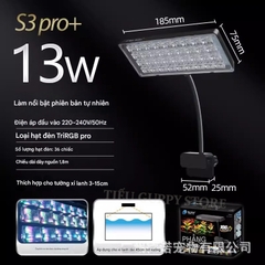 Đèn Neo-Helios Flat Nano S3 Pro, S3 Pro+ bản cao cấp RGB 3 in 1 Phiên bản mới | Đỏ cá không đỏ nước