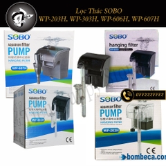Máy Lọc Thác Hồ Cá Sobo WP-203H, WP-303H, WP-606H, WP-607H Bộ Lọc Treo Dành Cho Bể Cá
