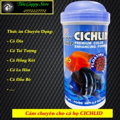 CICHLID Floating Pellets Pro Choice - Thức Ăn Chuyên Dụng Cho Cá họ Cichlid: Hồng Két, Đầu Bò, Tai Tượng, La Hán...)