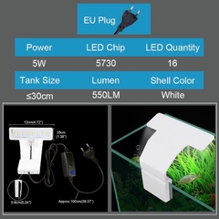 Đèn Led kẹp  M180 chuyên dụng cho hồ cá