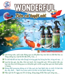 WONDERFUL - Men Vi Sinh Làm Trong và Hỗ Trợ cho Cá Cảnh
