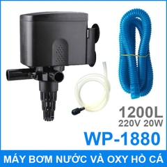 Máy Bơm Chìm và Oxy 3 trong 1 SOBO WP-1200, WP-1680, WP-2680