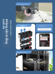 Máy Lọc Treo Ngoài Jeneca LT Series (LT-300 / LT-400 / LT-500 / LT-600) – Có phần hút dưới đáy lọc để rút nước dễ dàng