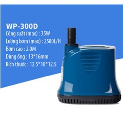 Máy Bơm Chìm Hút Đáy 360 độ chạy êm, hạn chế tiếng ồn SOBO WP-100D, WP-200D, WP-300D, WP-500D, WP-700D