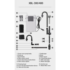 Máy Lọc Treo Xiaoli SUNSUN kết hợp Lọc Váng XBL 300 | XBL 400 | XBL 500 | XBL 600