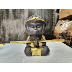 Tượng Tôn Ngộ Không - Tề Thiên Đại Thánh - Trang Trí Bể Cá Cảnh Bằng Gốm