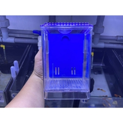 Lồng đẻ Guppy kết hợp Keo show Betta 2 ngăn (Kích thước 18x9x12cm)