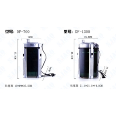 Máy Lọc Ngoài, Lọc Thùng ATMAN DF-500, DF-700, DF-1000, DF-1300 Kèm theo Vật Liệu Lọc