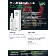 MULTI GLASS CARE inside/outside | Dung Dịch Tẩy Cặn Canxi, Nước Lau Kính| Chuyên Dụng Cho Bể Thủy Sinh Cá Cảnh