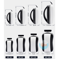 Nam Châm Chùi Kính hồ cá loại Tốt kết hơp Cạo Rêu SOBO MC-60, MC-80, MC-120, MC-200