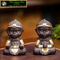 Tượng Tôn Ngộ Không - Tề Thiên Đại Thánh - Trang Trí Bể Cá Cảnh Bằng Gốm