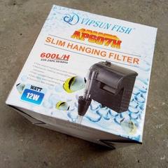 Máy Lọc Thác kèm Lọc Ván Vipsun AP-203H, AP-303H, AP-606H, AP-607H cho hồ cá cảnh, hồ thuỷ sinh