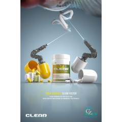 CZ9 CLEAR - Viên Chuyên Xử Lý Sình Bụng và Phân Trắng cho Cá Cảnh (Hàng Cty - Lọ 20v)