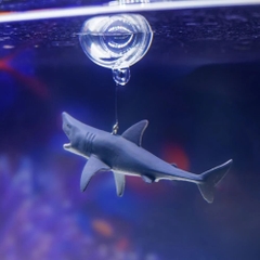 Mô Hình Cá Mập kèm Bong Bóng Nổi trên mặt nước – Phụ kiện độc đáo giúp bể cá thêm sinh động, đáng yêu và thu hút