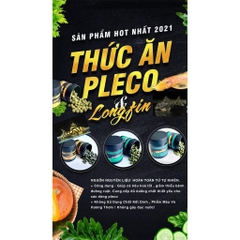Thức Ăn Chuyên Dùng cho Pleco và Longfin nhập khẩu hủ 100gram