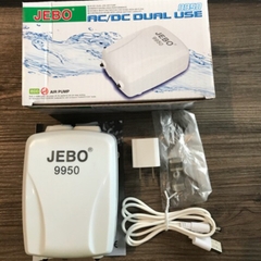 Máy Sủi Oxy Tích Điện JEBO 9950 và JEBO 9970 Chuyên Dụng Cho Hồ Cá Cảnh