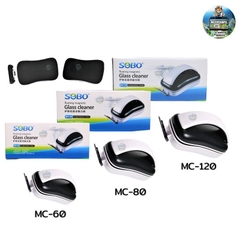 Nam Châm Chùi Kính hồ cá loại Tốt kết hơp Cạo Rêu SOBO MC-60, MC-80, MC-120, MC-200