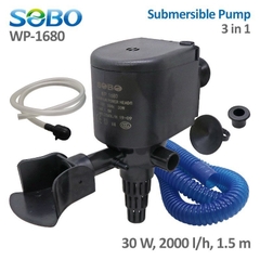 Máy Bơm Chìm và Oxy 3 trong 1 SOBO WP-1200, WP-1680, WP-2680