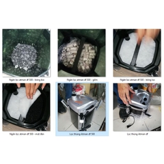 Máy Lọc Ngoài, Lọc Thùng ATMAN DF-500, DF-700, DF-1000, DF-1300 Kèm theo Vật Liệu Lọc