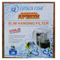 Máy Lọc Thác kèm Lọc Ván Vipsun AP-203H, AP-303H, AP-606H, AP-607H cho hồ cá cảnh, hồ thuỷ sinh