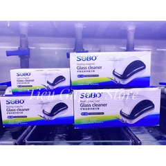 Nam Châm Chùi Kính hồ cá loại Tốt kết hơp Cạo Rêu SOBO MC-60, MC-80, MC-120, MC-200