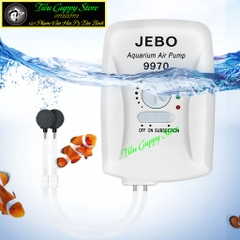 Máy Sủi Oxy Tích Điện JEBO 9950 và JEBO 9970 Chuyên Dụng Cho Hồ Cá Cảnh