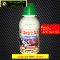 LONG CLEAN - Dung Dịch Xử Lý Nước Hồ Cá, Khử Clo Cho Hồ Cá - Nguyên Liệu Ngoại Nhập