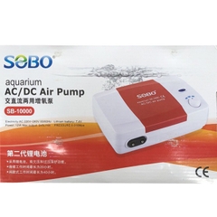 Máy sủi khí oxy TÍCH ĐIỆN 2 vòi SOBO SB-10000 cho hồ cá