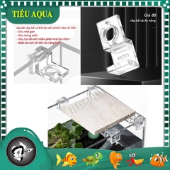 Giá đỡ nắp bể thế hệ mới bằng mica siêu trong - Để Ống Dây, Đỡ Nắp Đậy Hồ Cá, Bể Cá