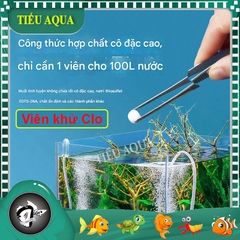 10 Viên Khử Clo Đậm Đặc - 1 viên dùng cho 100 lít nước - Khử clo, ổn định nước