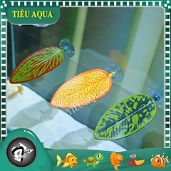 Lá Nhựa Trang Trí Bể Cá Có Cốc Hút – Lá Nghỉ Ngơi, Ẩn Nấp, Làm Tổ cho cá Betta và các loại cá khác