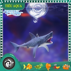 Mô Hình Cá Mập kèm Bong Bóng Nổi trên mặt nước – Phụ kiện độc đáo giúp bể cá thêm sinh động, đáng yêu và thu hút