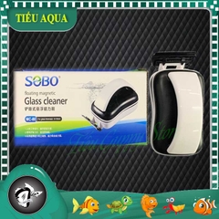 Nam Châm Chùi Kính hồ cá loại Tốt kết hơp Cạo Rêu SOBO MC-60, MC-80, MC-120, MC-200