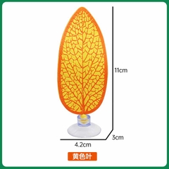 Lá Nhựa Trang Trí Bể Cá Có Cốc Hút – Lá Nghỉ Ngơi, Ẩn Nấp, Làm Tổ cho cá Betta và các loại cá khác
