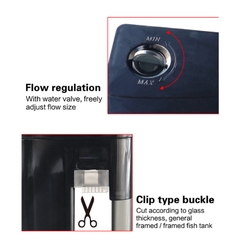 Lọc Thác ATMAN HK0100 HK0300 HK0400 HK0600 - Lọc Treo Hồ Cá Đa Năng, Kiểu Dáng Đẹp, Có Hút Mặt