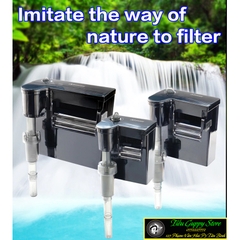 Lọc Thác ATMAN HK0100 HK0300 HK0400 HK0600 - Lọc Treo Hồ Cá Đa Năng, Kiểu Dáng Đẹp, Có Hút Mặt