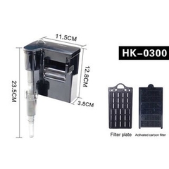 Lọc Thác ATMAN HK0100 HK0300 HK0400 HK0600 - Lọc Treo Hồ Cá Đa Năng, Kiểu Dáng Đẹp, Có Hút Mặt