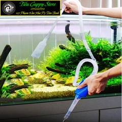 Dụng Cụ Bơm Tay Hút Cặn, Ống Hút Nước Vệ Sinh Hồ Cá Loại Tốt