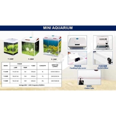 Bể Cá Nguyên Bộ SOBO - Tích Hợp sẵn Lọc và Đèn - T240F - T290F - T390F - T490F