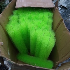 Chổi Lọc Màu Xanh Lá Dạ Quang Cho Hệ Thống Lọc Hồ Cá, Bể Cá Koi (Kích thước 40cm-60cm-80cm)