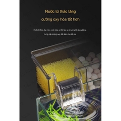 Lọc Tràn Thế Hệ Mới của Sobo - Tích Hợp Máy Bơm và Tặng Kèm theo Nhiều Vật Liệu Lọc AQ16H, AQ17H, AQ18H, AQ19H