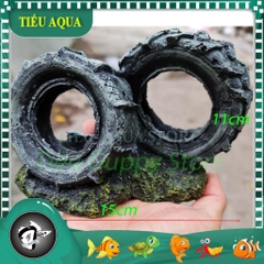 Mô Hình Vỏ Bánh Xe - Trang Trí Hồ Cá Cảnh, Tiểu cảnh, Terarium...