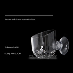 Cốc Trồng cây Thủy Sinh mini - Cốc Đựng trùng chỉ cho cá ăn